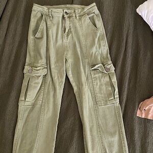 Olive Green Cargo Pants